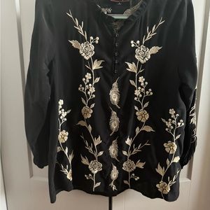 Beautiful Johnny Was Silk Blouse